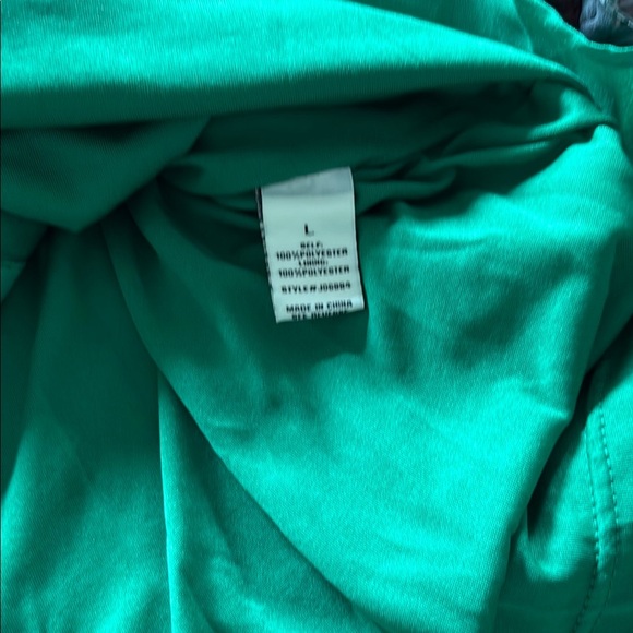 Flying Tomato Green Puff Sleeve Dress with Peter Pan Collar - Picture 5 of 6